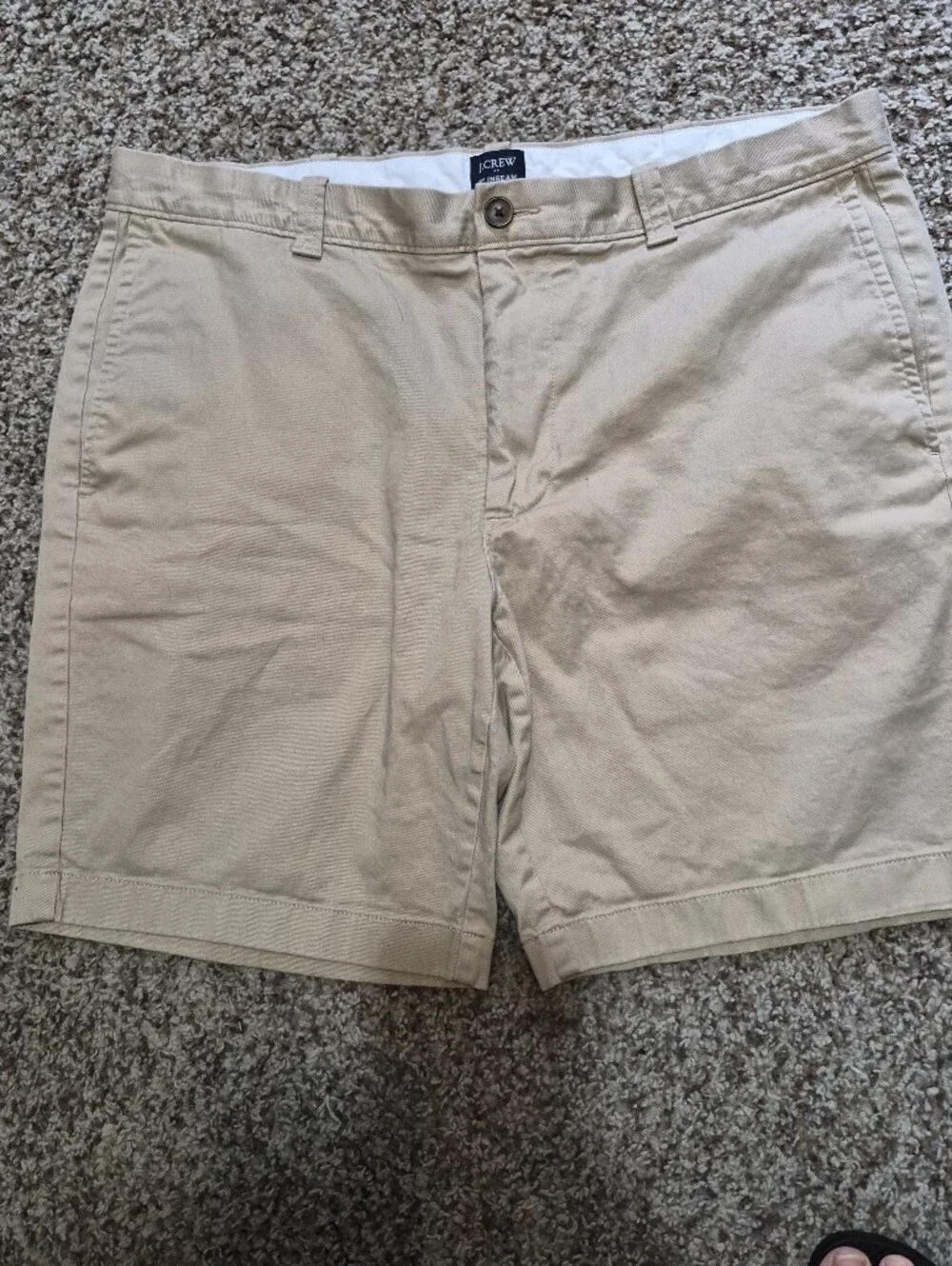 J. Crew Flat-Front Chino Shorts Size 35